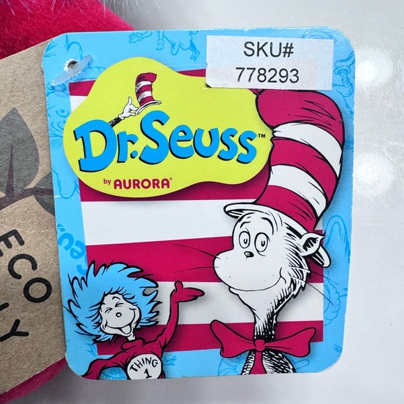 NWT Aurora® Whimsical Dr. Seuss™ Dood Plushie™ Thing One & Two Double Plushie - Picture 3 of 6
